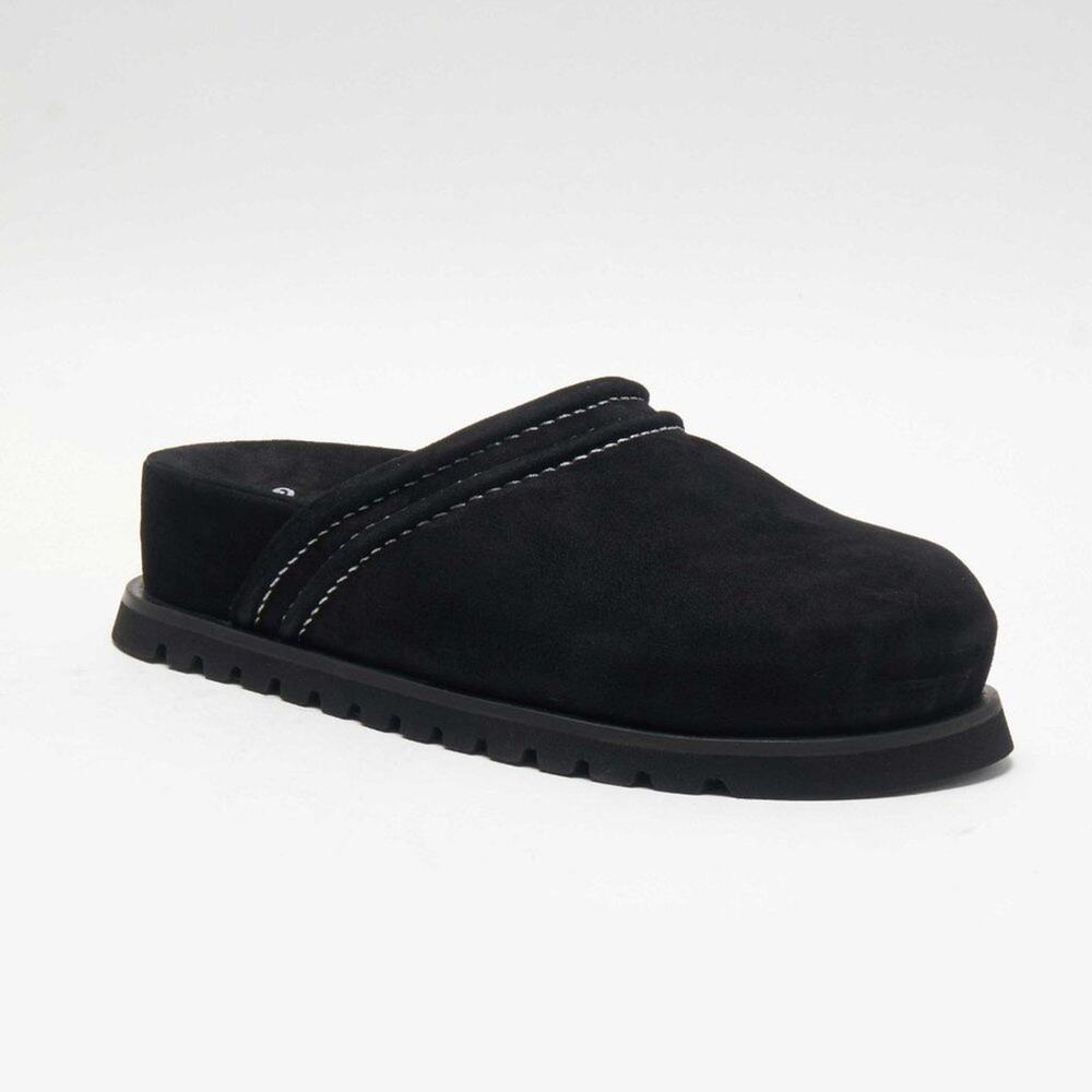 free people milo everyday slip-on mules black suede women us size 7.5‎